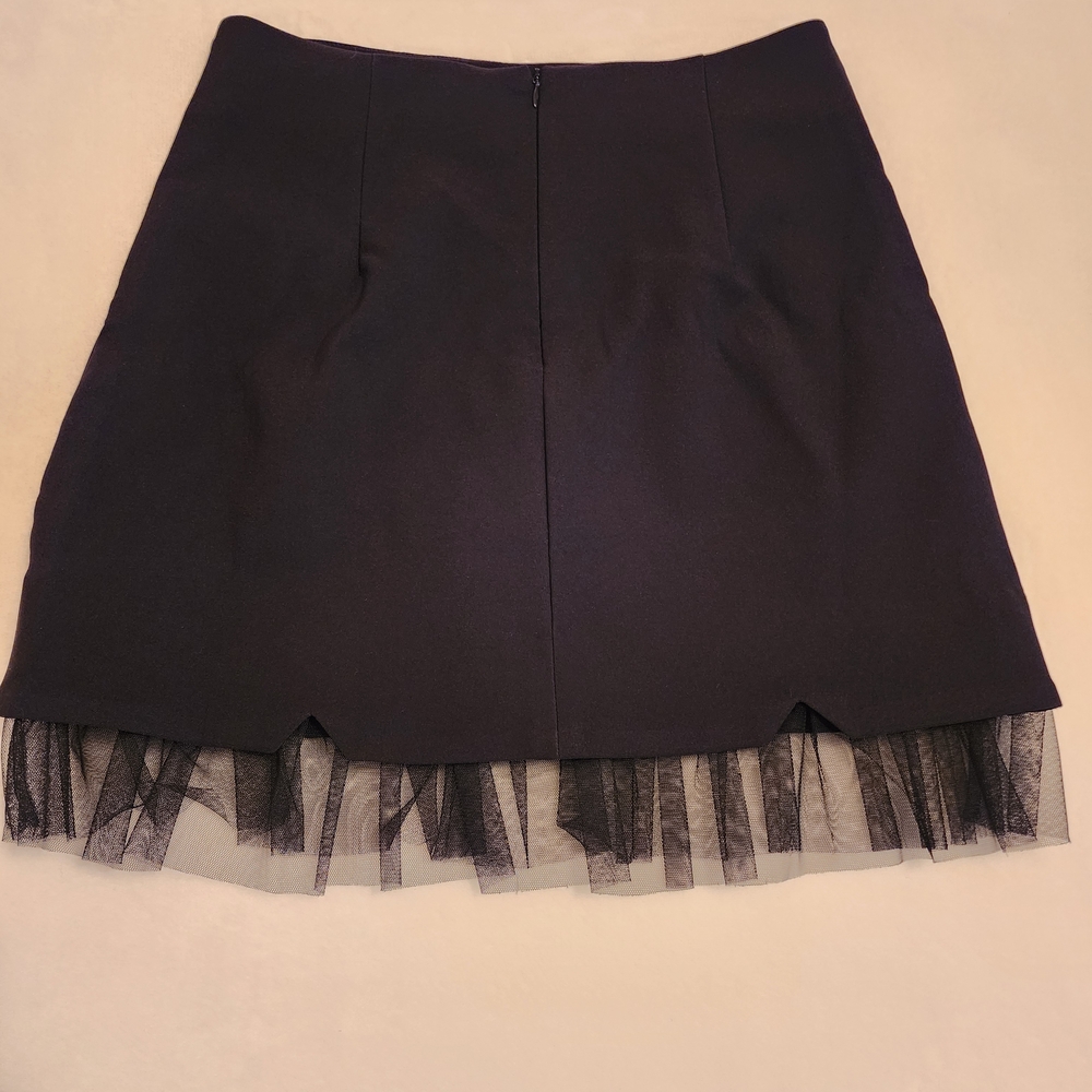 Commense Black Skirt with Pearl Accents - Picture 3 of 4